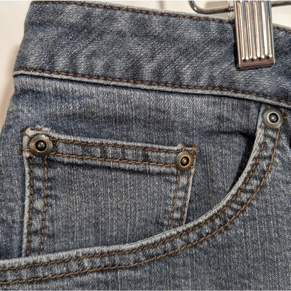 Lane Bryant Venezia High Rise Flare Stretch Denim Jeans Y2K Stone Wash 2X 22W P - Picture 10 of 13